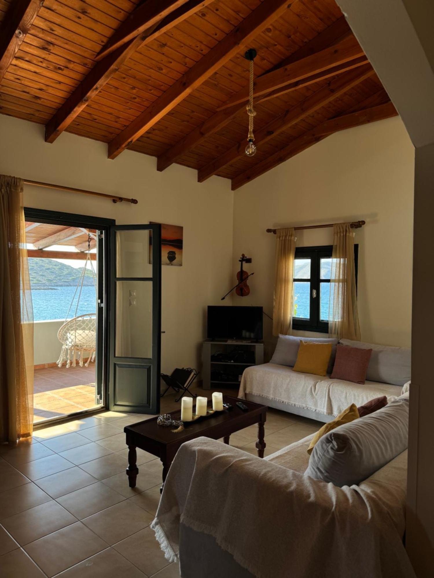 Tholos Alexandra'S Beachfront House Kavoúsion エクステリア 写真